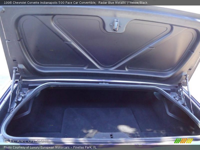  1998 Corvette Indianapolis 500 Pace Car Convertible Trunk