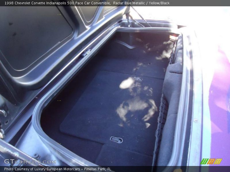  1998 Corvette Indianapolis 500 Pace Car Convertible Trunk