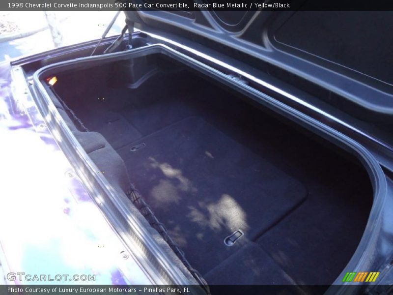  1998 Corvette Indianapolis 500 Pace Car Convertible Trunk