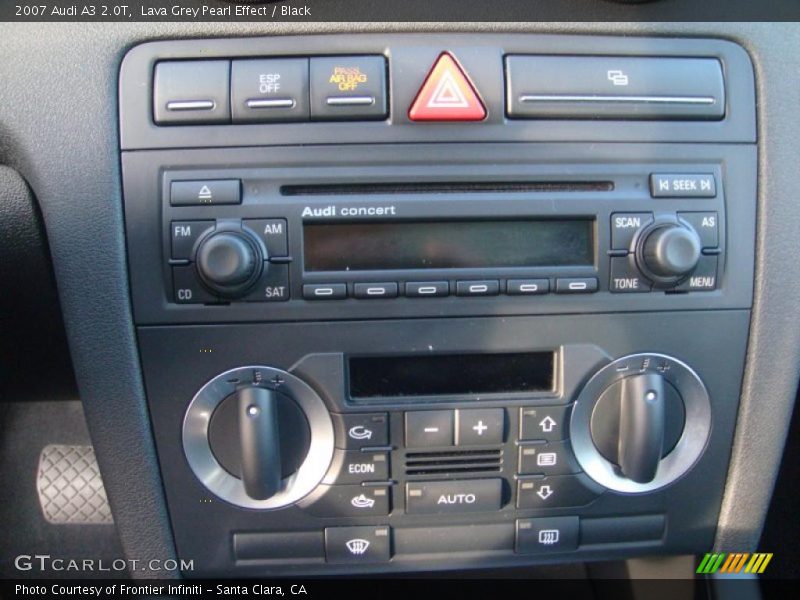 Controls of 2007 A3 2.0T