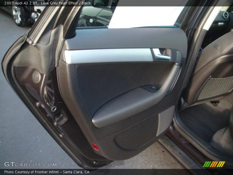 Lava Grey Pearl Effect / Black 2007 Audi A3 2.0T