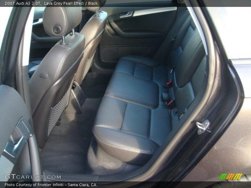 Lava Grey Pearl Effect / Black 2007 Audi A3 2.0T