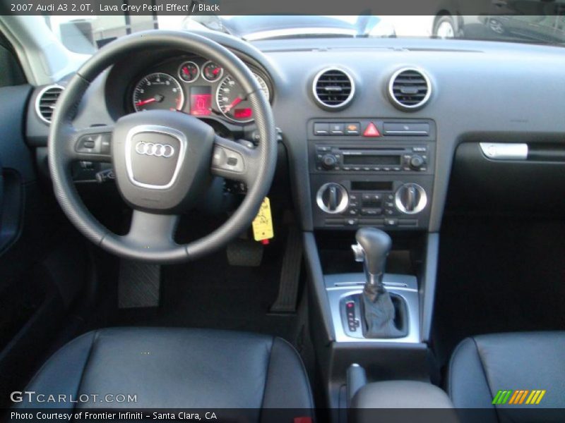 Lava Grey Pearl Effect / Black 2007 Audi A3 2.0T