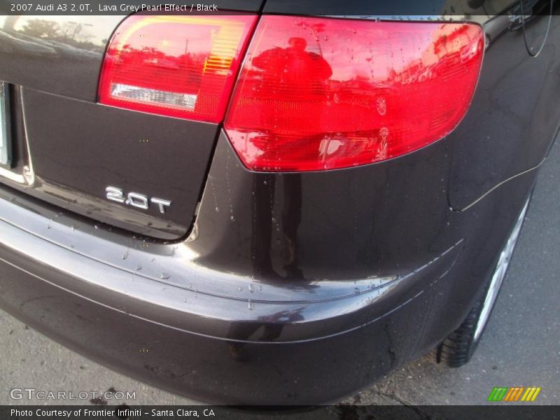 Lava Grey Pearl Effect / Black 2007 Audi A3 2.0T