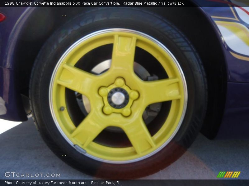  1998 Corvette Indianapolis 500 Pace Car Convertible Wheel