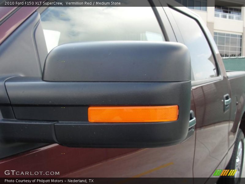 Vermillion Red / Medium Stone 2010 Ford F150 XLT SuperCrew