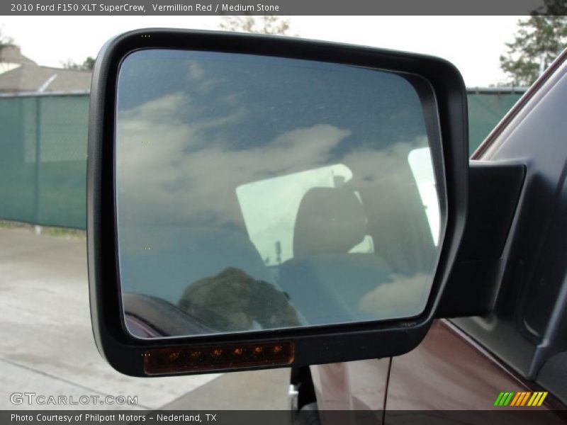 Vermillion Red / Medium Stone 2010 Ford F150 XLT SuperCrew