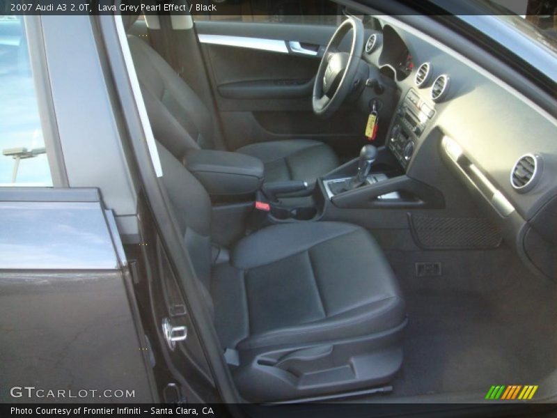 Lava Grey Pearl Effect / Black 2007 Audi A3 2.0T