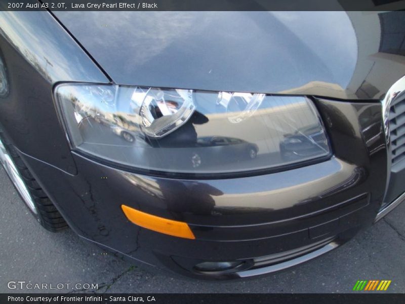 Lava Grey Pearl Effect / Black 2007 Audi A3 2.0T