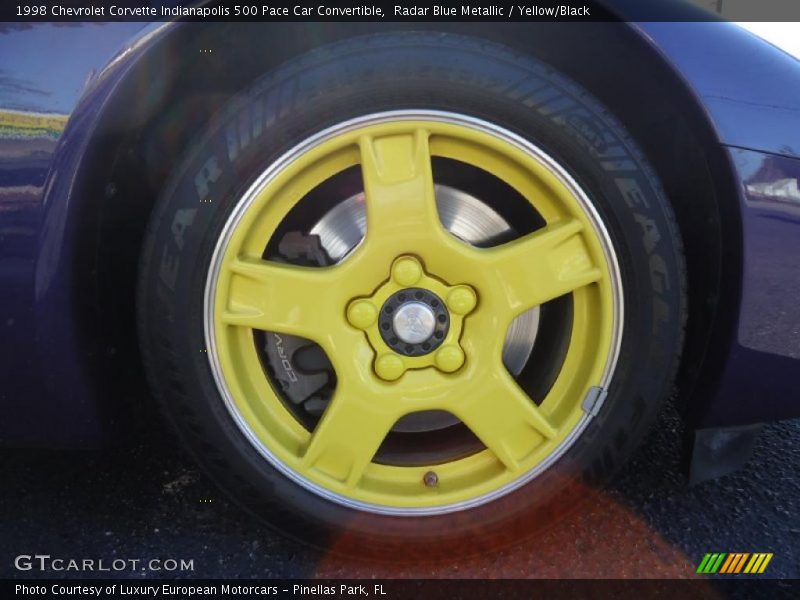  1998 Corvette Indianapolis 500 Pace Car Convertible Wheel
