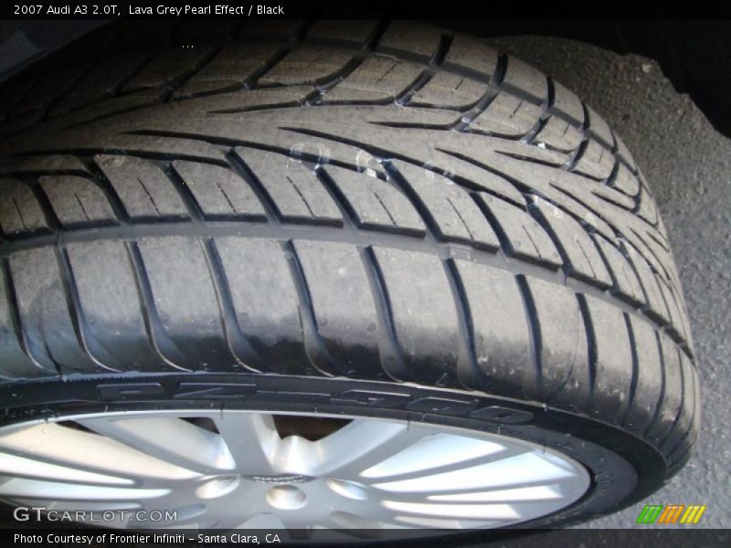 Lava Grey Pearl Effect / Black 2007 Audi A3 2.0T