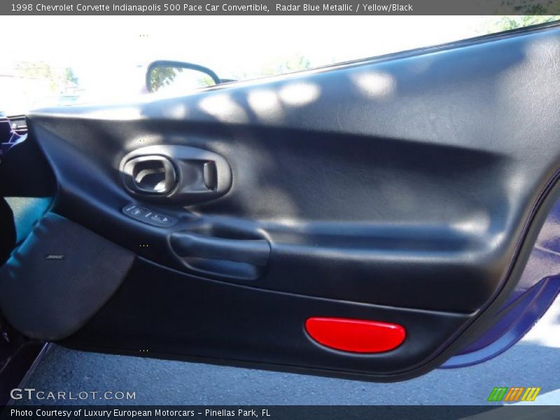 Door Panel of 1998 Corvette Indianapolis 500 Pace Car Convertible