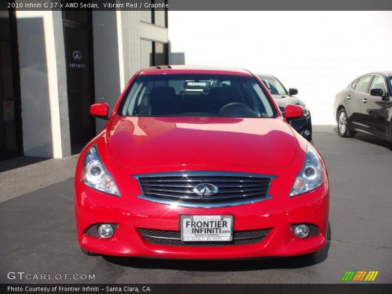 Vibrant Red / Graphite 2010 Infiniti G 37 x AWD Sedan