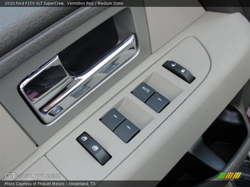 Vermillion Red / Medium Stone 2010 Ford F150 XLT SuperCrew