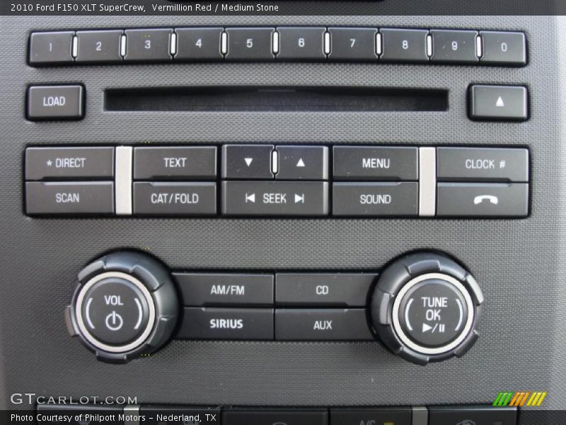 Vermillion Red / Medium Stone 2010 Ford F150 XLT SuperCrew