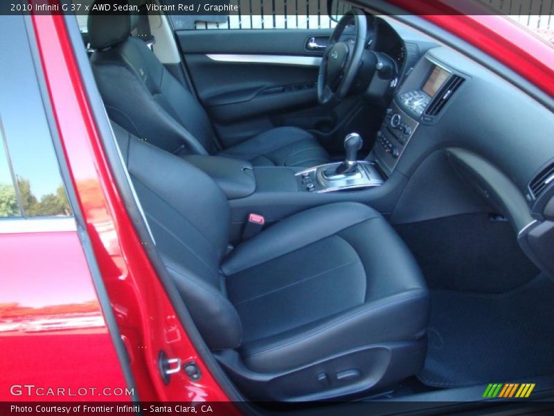  2010 G 37 x AWD Sedan Graphite Interior