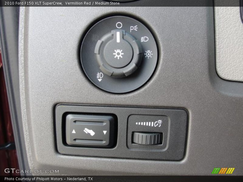 Vermillion Red / Medium Stone 2010 Ford F150 XLT SuperCrew