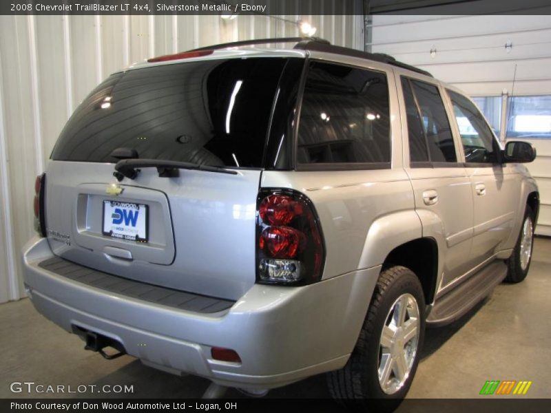 Silverstone Metallic / Ebony 2008 Chevrolet TrailBlazer LT 4x4
