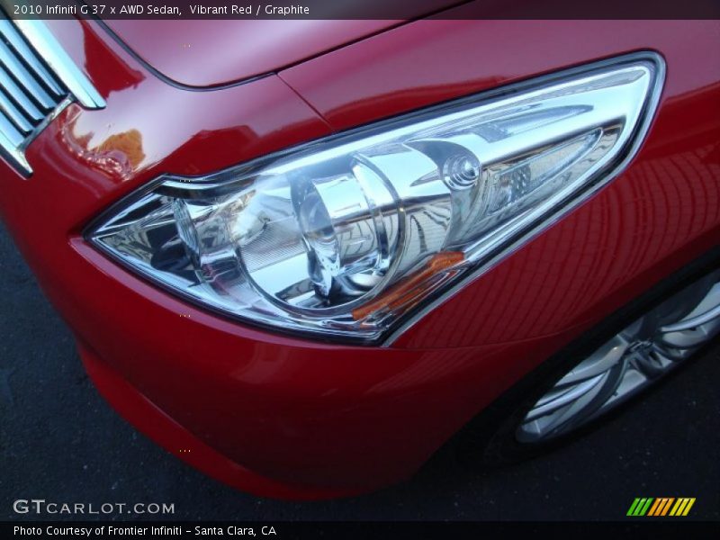 Vibrant Red / Graphite 2010 Infiniti G 37 x AWD Sedan