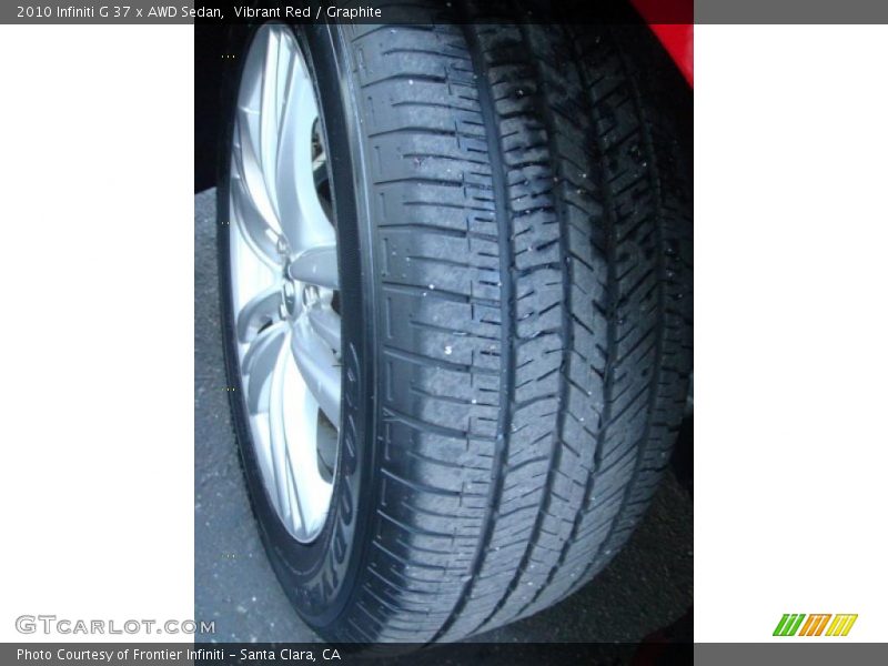 Vibrant Red / Graphite 2010 Infiniti G 37 x AWD Sedan