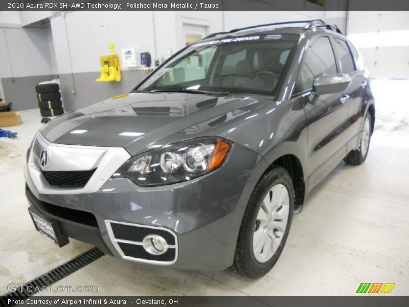 Polished Metal Metallic / Taupe 2010 Acura RDX SH-AWD Technology