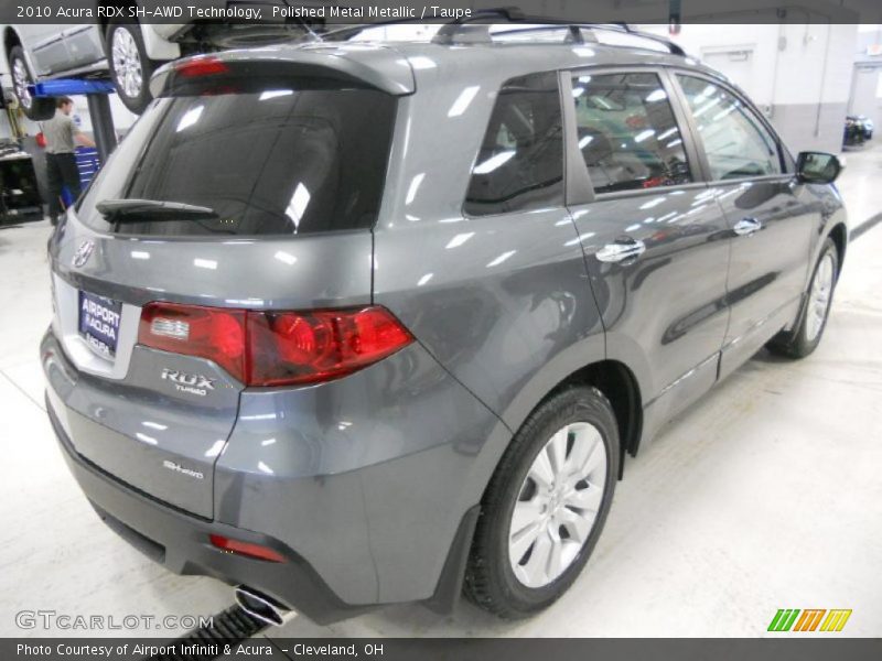 Polished Metal Metallic / Taupe 2010 Acura RDX SH-AWD Technology