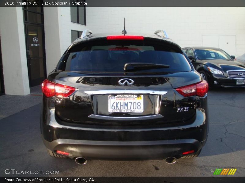 Black Obsidian / Graphite 2010 Infiniti FX 35