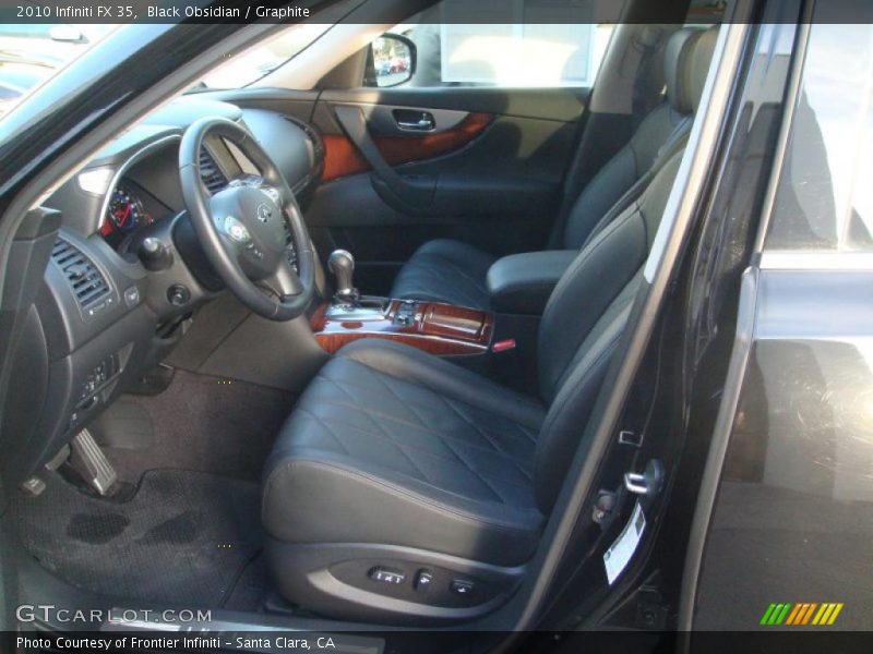 2010 FX 35 Graphite Interior