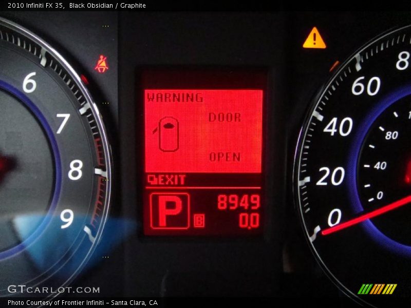 Black Obsidian / Graphite 2010 Infiniti FX 35