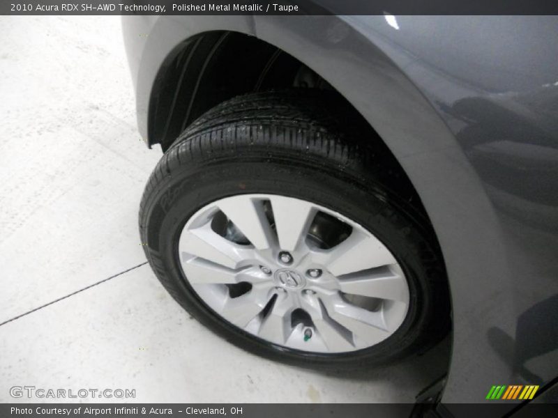 Polished Metal Metallic / Taupe 2010 Acura RDX SH-AWD Technology