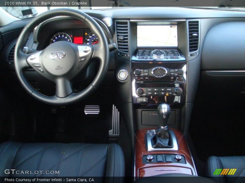 Dashboard of 2010 FX 35