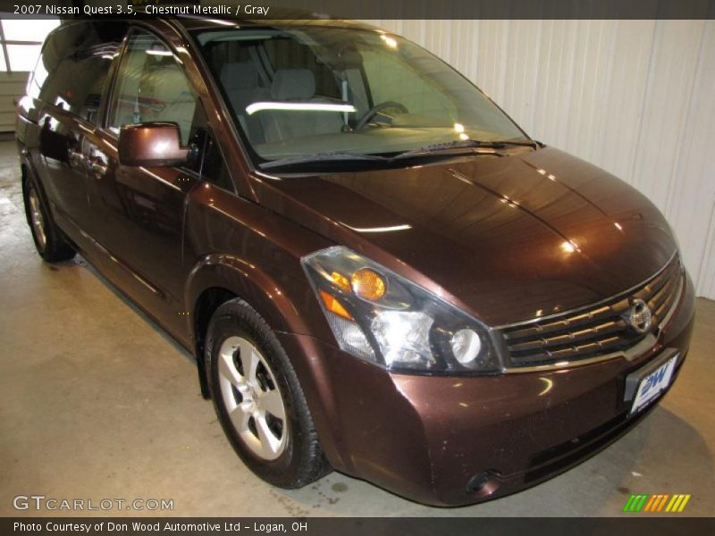 Chestnut Metallic / Gray 2007 Nissan Quest 3.5