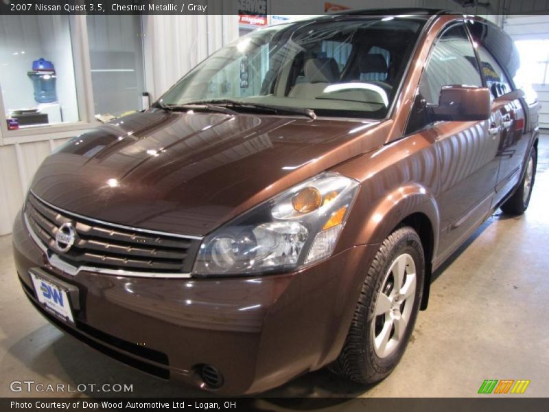 Chestnut Metallic / Gray 2007 Nissan Quest 3.5