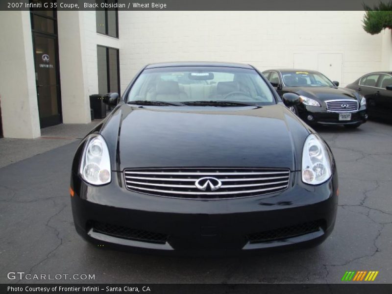 Black Obsidian / Wheat Beige 2007 Infiniti G 35 Coupe