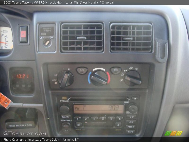 Lunar Mist Silver Metallic / Charcoal 2003 Toyota Tacoma V6 TRD Xtracab 4x4