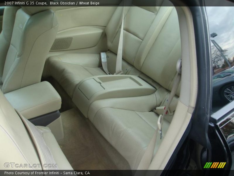 Black Obsidian / Wheat Beige 2007 Infiniti G 35 Coupe