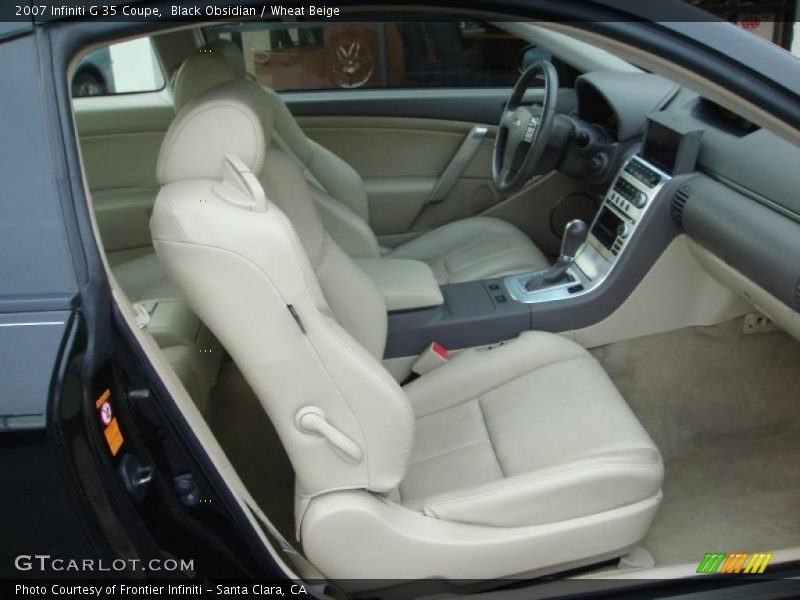  2007 G 35 Coupe Wheat Beige Interior