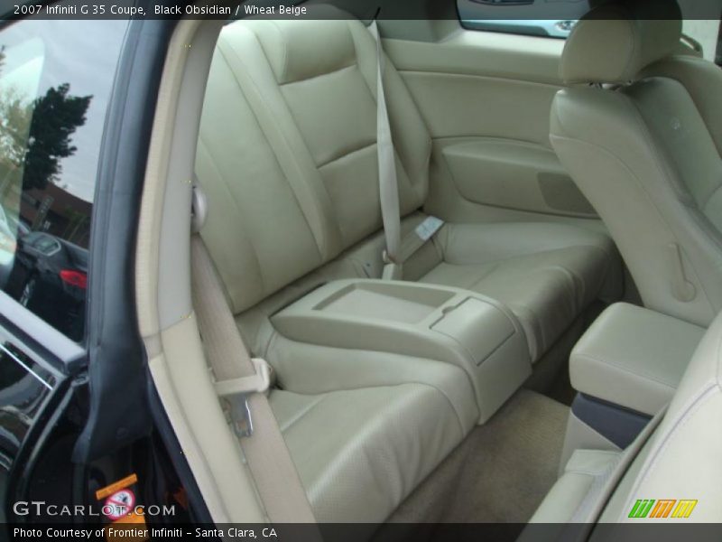 Black Obsidian / Wheat Beige 2007 Infiniti G 35 Coupe