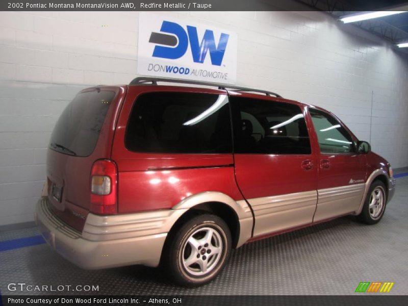 Redfire Metallic / Taupe 2002 Pontiac Montana MontanaVision AWD