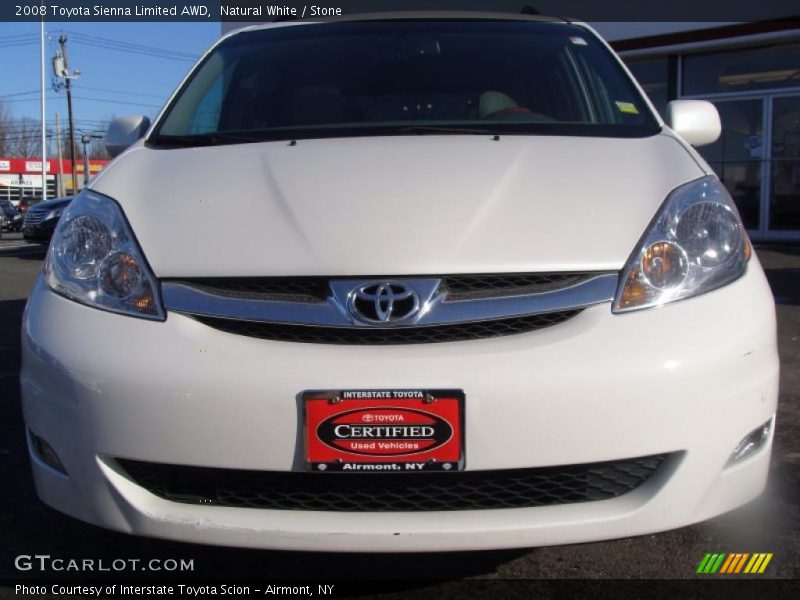 Natural White / Stone 2008 Toyota Sienna Limited AWD