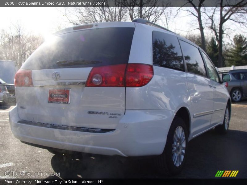 Natural White / Stone 2008 Toyota Sienna Limited AWD