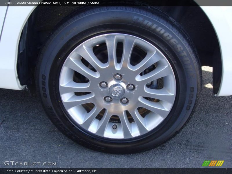 Natural White / Stone 2008 Toyota Sienna Limited AWD