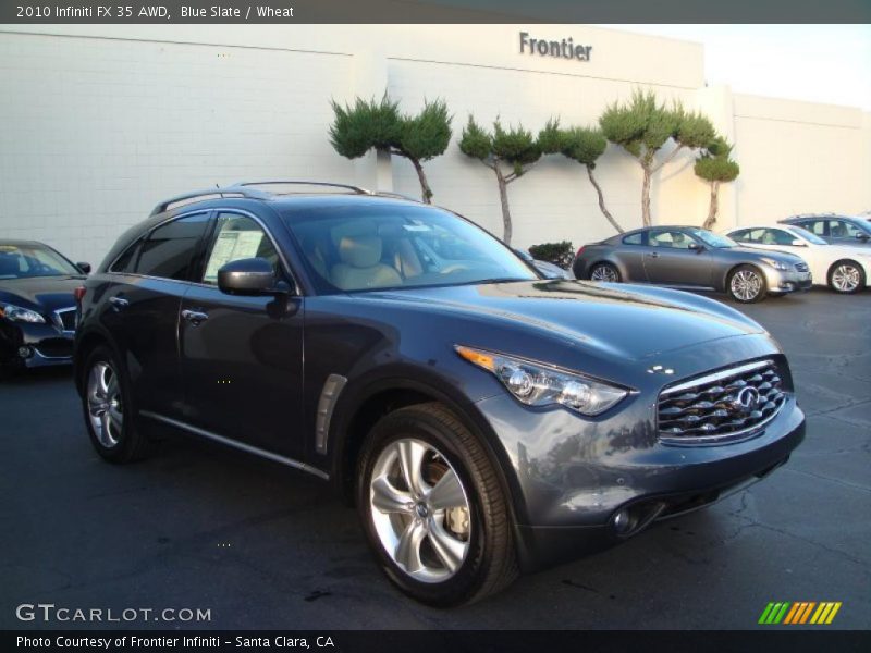 Blue Slate / Wheat 2010 Infiniti FX 35 AWD