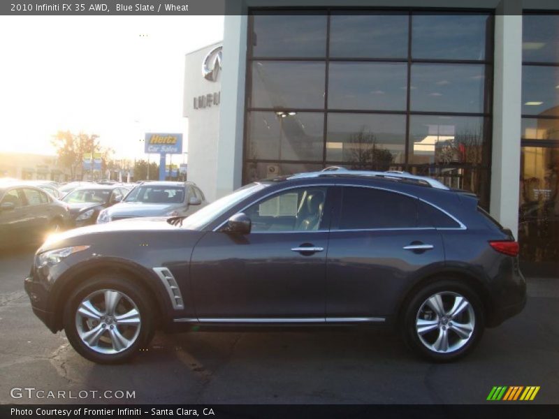 Blue Slate / Wheat 2010 Infiniti FX 35 AWD