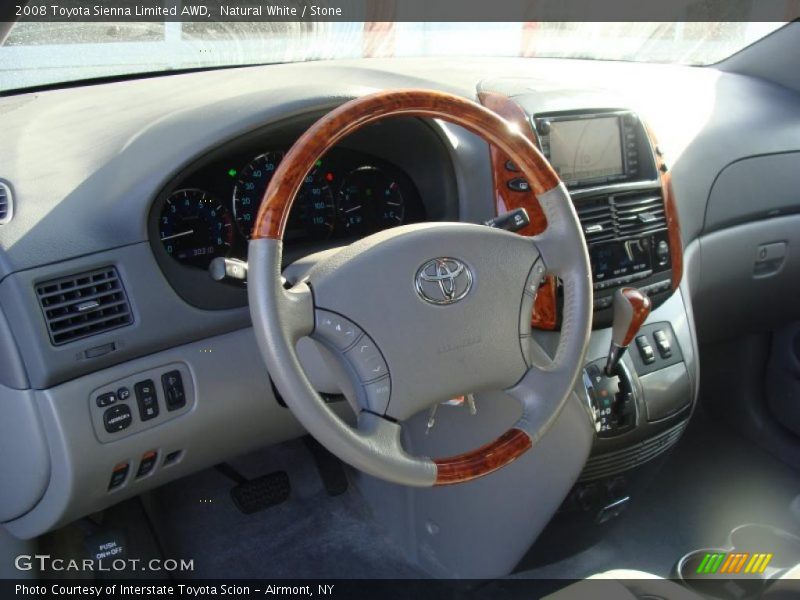 Natural White / Stone 2008 Toyota Sienna Limited AWD