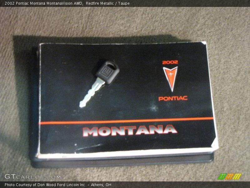 Redfire Metallic / Taupe 2002 Pontiac Montana MontanaVision AWD