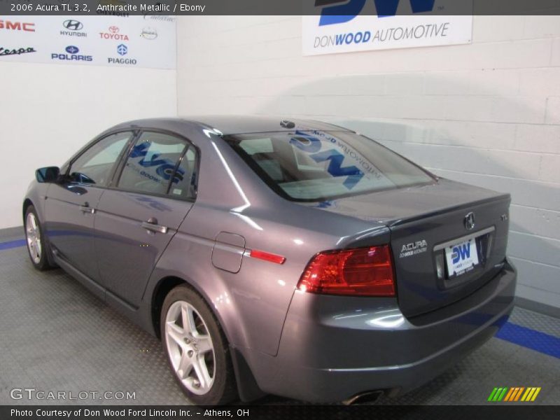 Anthracite Metallic / Ebony 2006 Acura TL 3.2