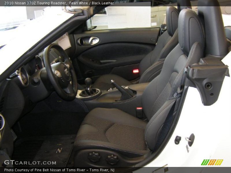 Pearl White / Black Leather 2010 Nissan 370Z Touring Roadster