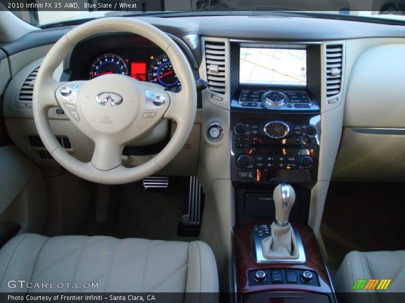 Dashboard of 2010 FX 35 AWD