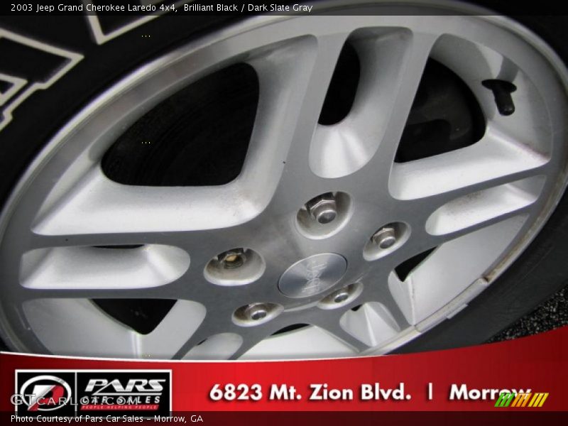 Brilliant Black / Dark Slate Gray 2003 Jeep Grand Cherokee Laredo 4x4